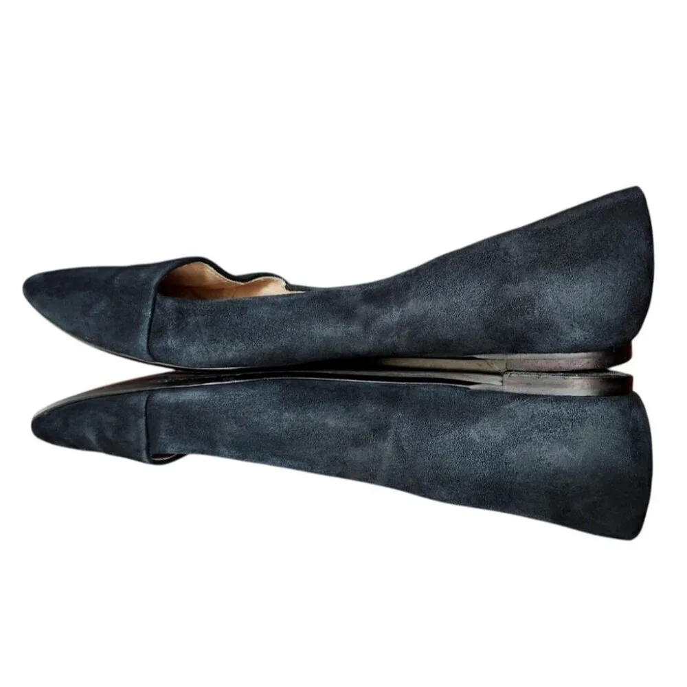 Madewell Womens Lizbeth Leather/Suede Pointed Toe Loafer Flats Shoes Size 9.5